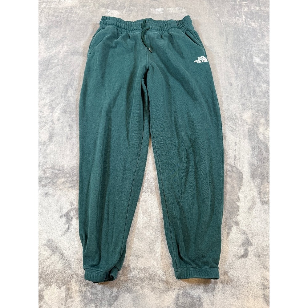The North Face Women's Green Jogger Sweatpants Drawstring Elastic Waist S/P